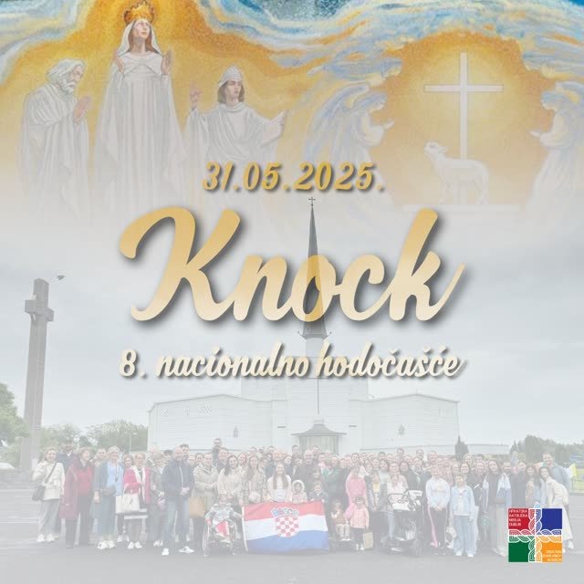 Social graphic for the 8th national Croatian pilgrimage to Knock